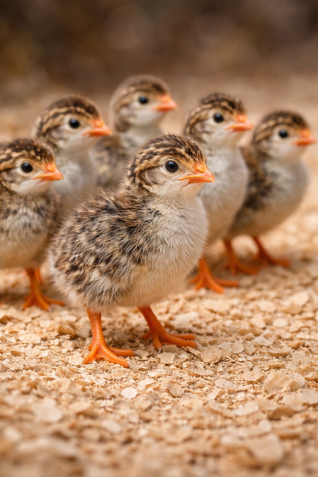 Guinea fowl keets